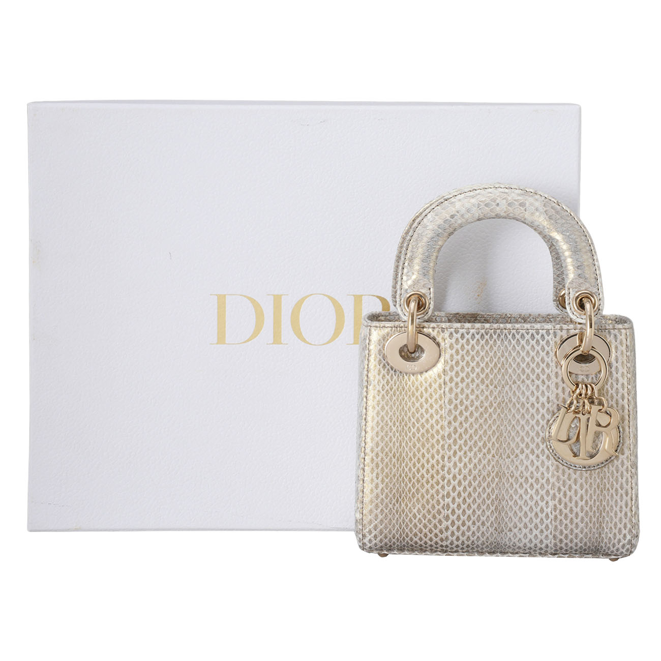 CHRISTIAN DIOR(USED)디올 M05050 레이디 디올 미니 이그조틱